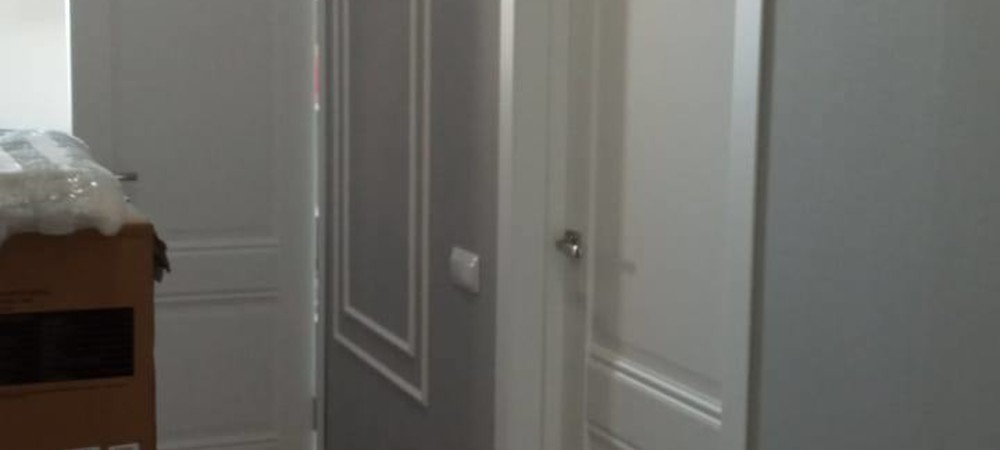Установка трех межкомнатных дверей